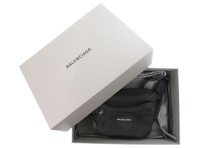 Borsa a tracolla Balenciaga Explorer Black Nero - vista 2