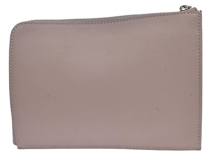 Pochette Jour Zip Around in pelle PM Louis Vuitton Beige - vista 2