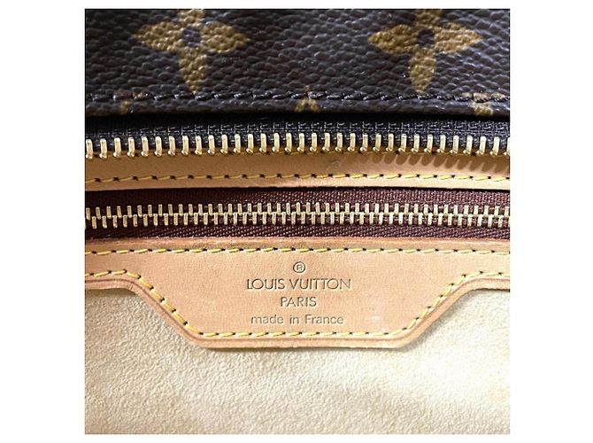 Borsa Tote Louis Vuitton Luco Marrone - vista 9