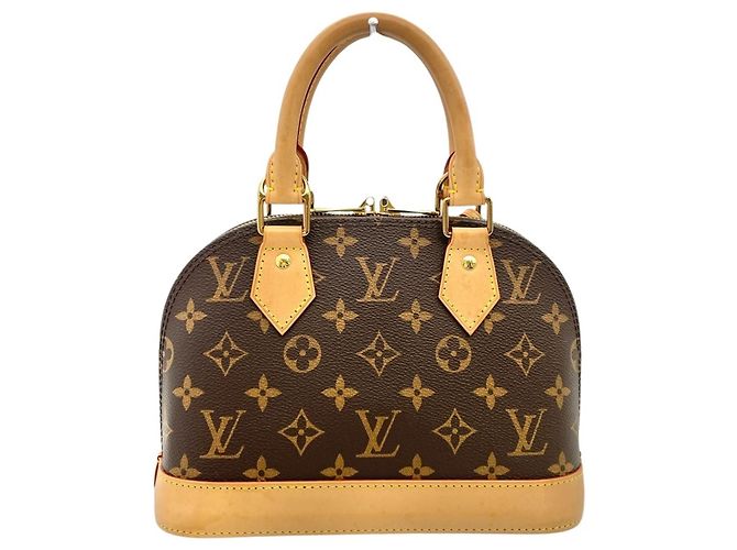 Borsa Louis Vuitton Alma BB Marrone - vista 3