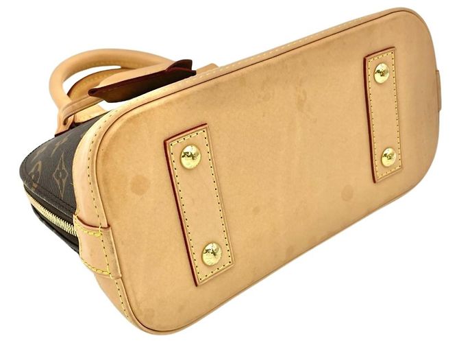 Borsa Louis Vuitton Alma BB Marrone - vista 4