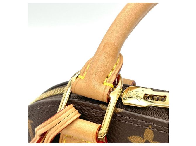 Borsa Louis Vuitton Alma BB Marrone - vista 7