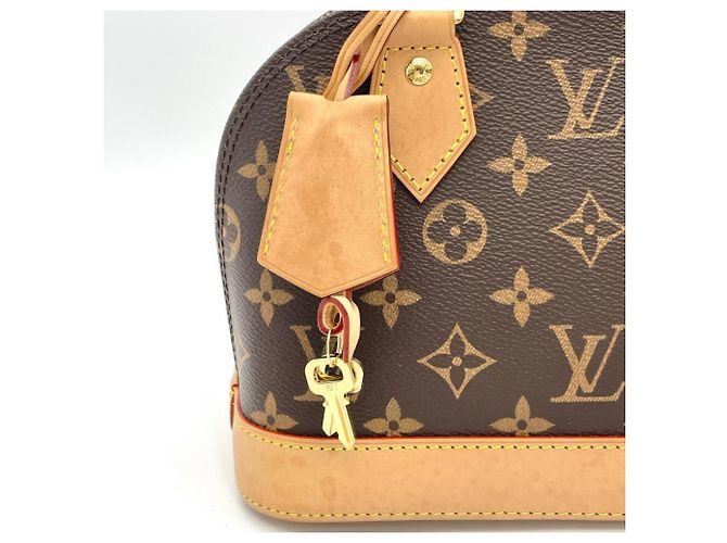 Borsa Louis Vuitton Alma BB Marrone - vista 9