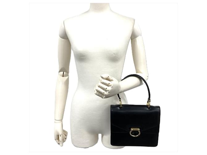 Céline Borsa in pelle nera Celine Nero - vista 10
