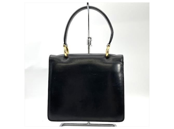 Céline Borsa in pelle nera Celine Nero - vista 3