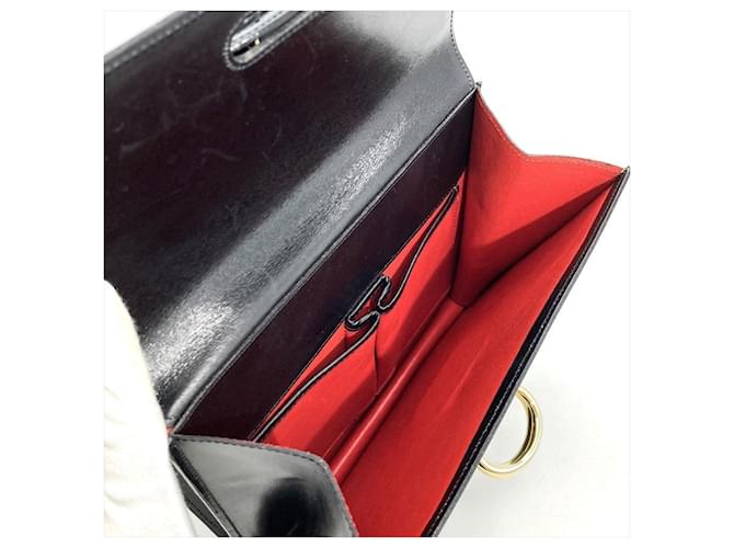 Céline Borsa in pelle nera Celine Nero - vista 6