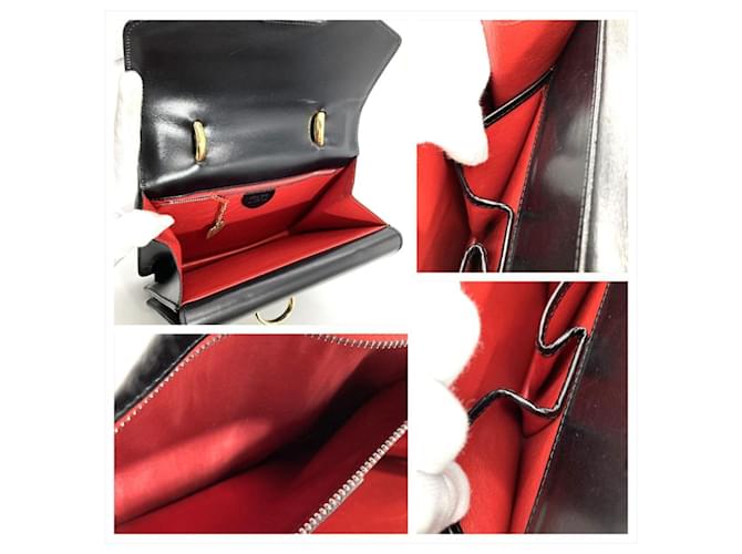 Céline Borsa in pelle nera Celine Nero - vista 7