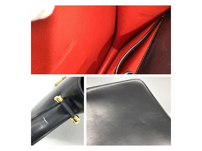 Céline Borsa in pelle nera Celine Nero - vista 9