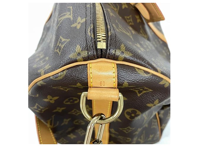 Louis Vuitton Keepall 60 Bandoulière Borsa Boston Marrone - vista 6