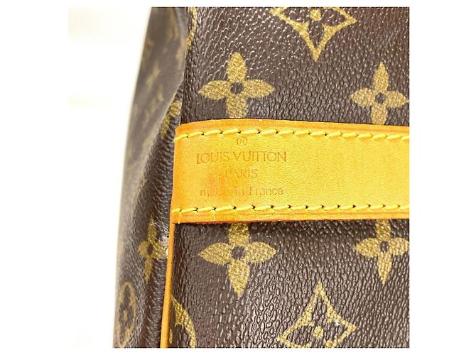 Louis Vuitton Keepall 60 Bandoulière Borsa Boston Marrone - vista 7