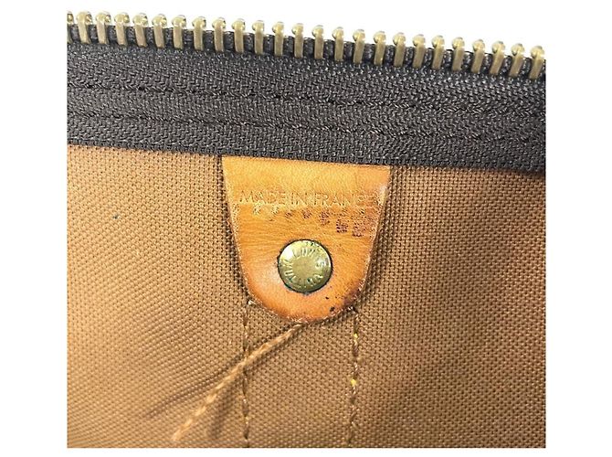 Louis Vuitton Keepall 45 Bandoulière Borsa Boston Marrone - vista 10