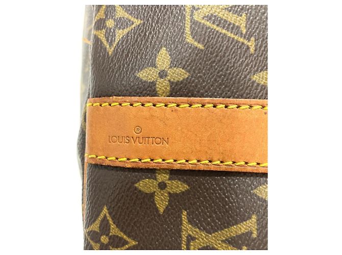 Louis Vuitton Keepall 45 Bandoulière Borsa Boston Marrone - vista 6