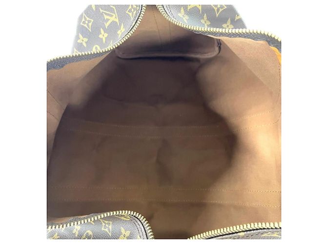 Louis Vuitton Keepall 45 Bandoulière Borsa Boston Marrone - vista 8