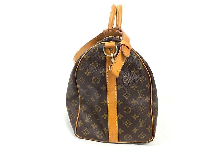 Borsa Boston Louis Vuitton Keepall 50 Bandoulière Marrone - vista 2