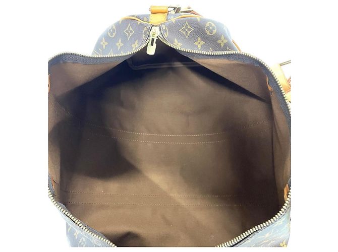 Borsa Boston Louis Vuitton Keepall 50 Bandoulière Marrone - vista 7