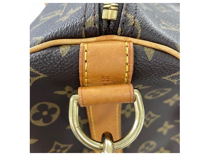 Borsa Boston Louis Vuitton Keepall 55 Bandoulière Marrone - vista 5