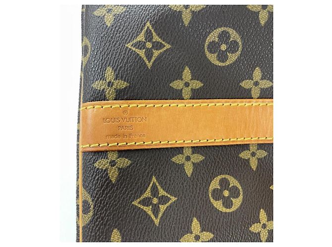 Borsa Boston Louis Vuitton Keepall 55 Bandoulière Marrone - vista 6