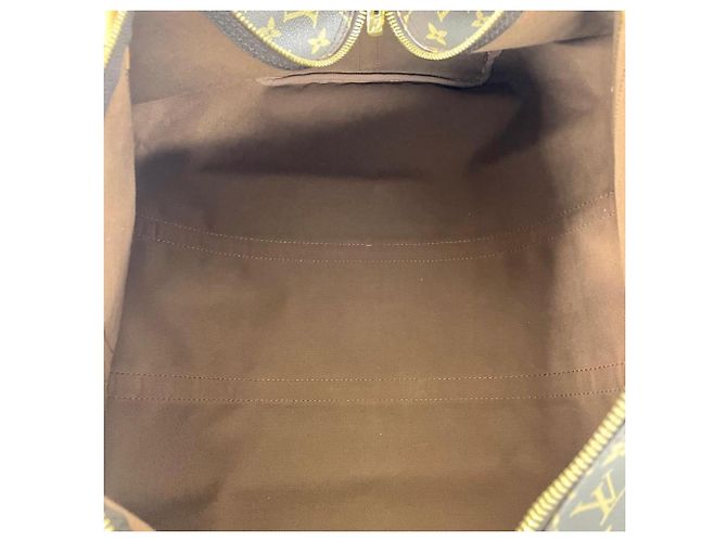 Borsa Boston Louis Vuitton Keepall 55 Bandoulière Marrone - vista 8
