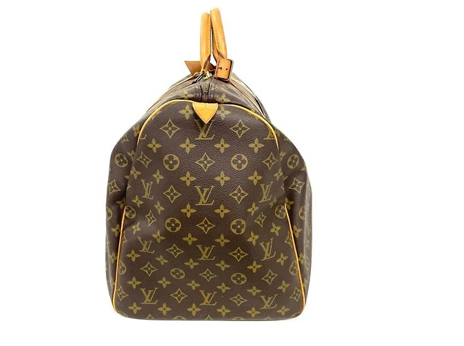 Borsa Boston Louis Vuitton Keepall 60 Marrone - vista 2