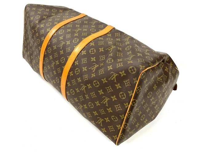 Borsa Boston Louis Vuitton Keepall 60 Marrone - vista 3