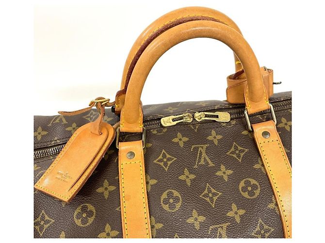 Borsa Boston Louis Vuitton Keepall 60 Marrone - vista 4