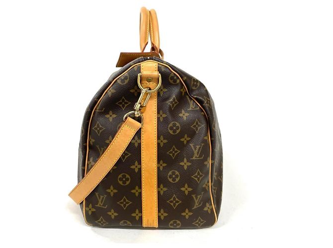 Borsa Boston Louis Vuitton Keepall 50 Bandoulière Marrone - vista 2