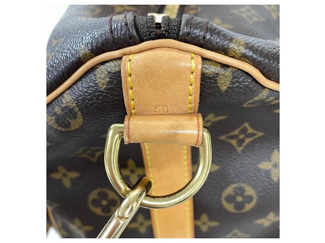 Borsa Boston Louis Vuitton Keepall 50 Bandoulière Marrone - vista 5