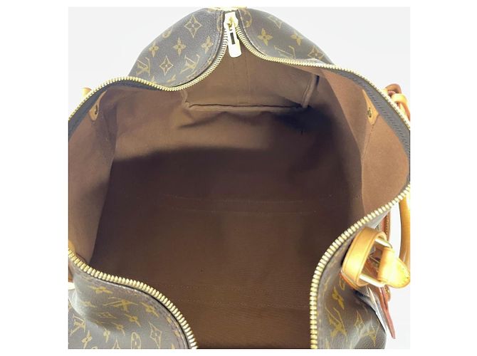 Borsa Boston Louis Vuitton Keepall 50 Bandoulière Marrone - vista 7