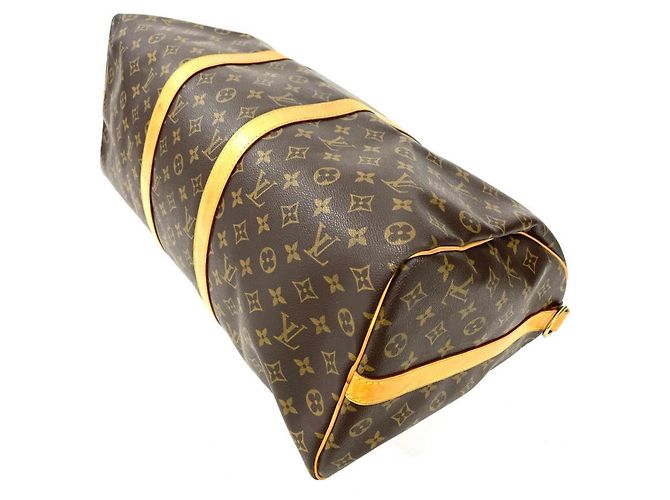 Bolso Boston Louis Vuitton Keepall 50 Castaño - vista 3