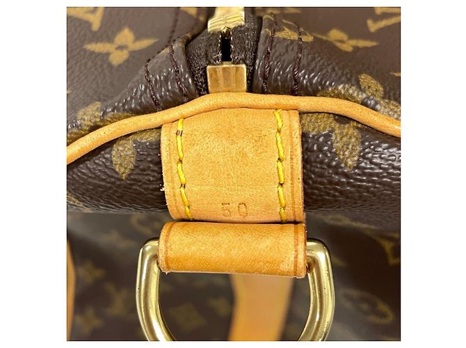 Bolso Boston Louis Vuitton Keepall 50 Castaño - vista 5