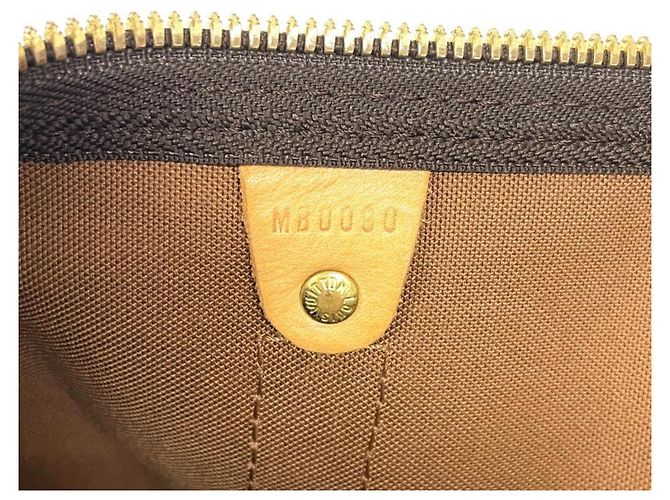 Bolso Boston Louis Vuitton Keepall 50 Castaño - vista 8