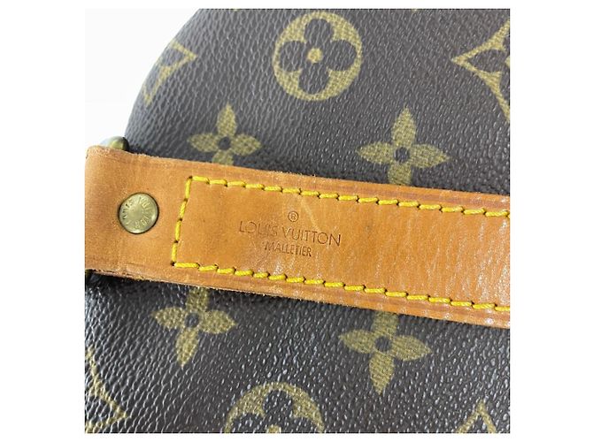 Borsa Boston Louis Vuitton Keepall 55 Bandoulière Marrone - vista 7