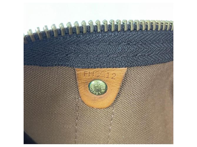 Borsa Boston Louis Vuitton Keepall 55 Bandoulière Marrone - vista 9
