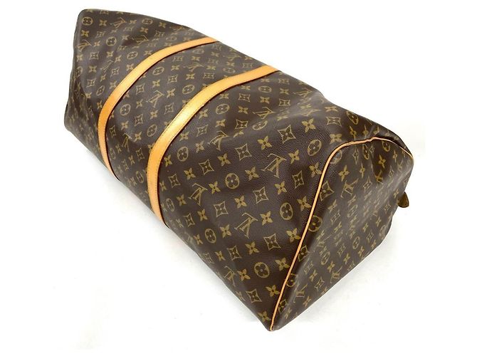Borsa Boston Louis Vuitton Keepall 60 Marrone - vista 3