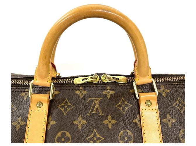 Borsa Boston Louis Vuitton Keepall 60 Marrone - vista 4