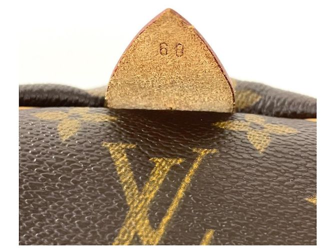 Borsa Boston Louis Vuitton Keepall 60 Marrone - vista 6