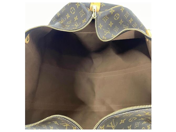 Borsa Boston Louis Vuitton Keepall 60 Marrone - vista 7
