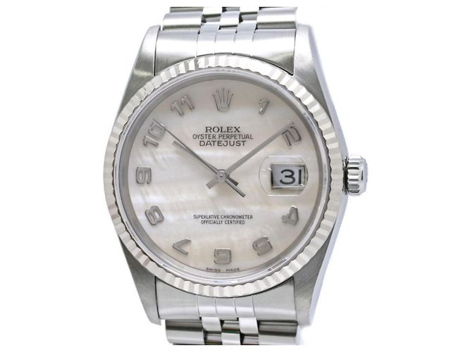 Orologio Rolex Datejust Shell Arabic 16234NA da uomo - vista 2