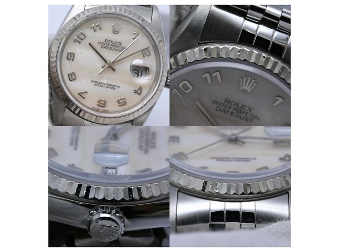 Orologio Rolex Datejust Shell Arabic 16234NA da uomo - vista 8