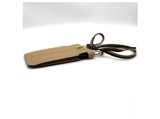 Borsa a Spalla Fendi Pikaphone Cammello - vista 2
