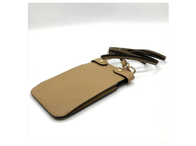 Borsa a Spalla Fendi Pikaphone Cammello - vista 3