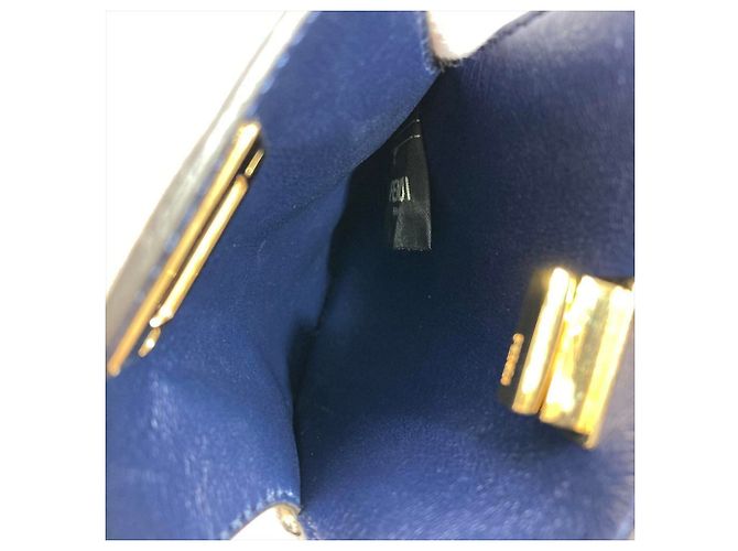 Borsa a Spalla Fendi Pikaphone Cammello - vista 5