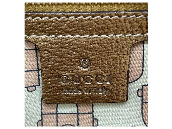 Borsa Tote Gucci Sherry Line Beige - vista 12