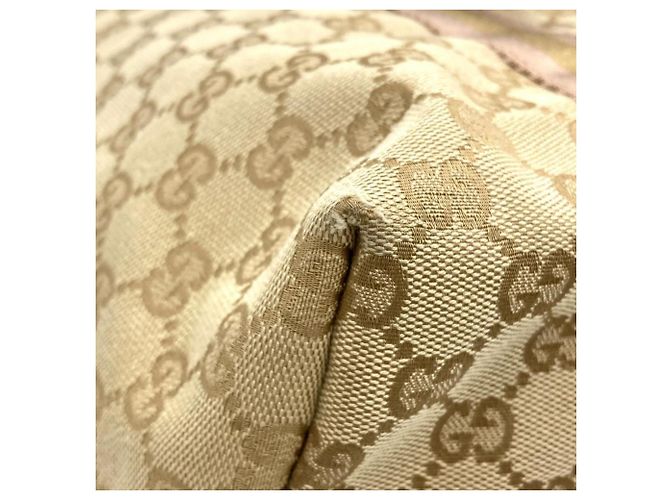 Borsa Tote Gucci Sherry Line Beige - vista 6