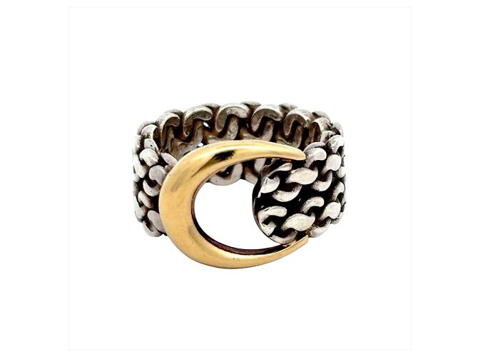 Hermès Hermes Sangle de Ring Prata Dourado - vista 2