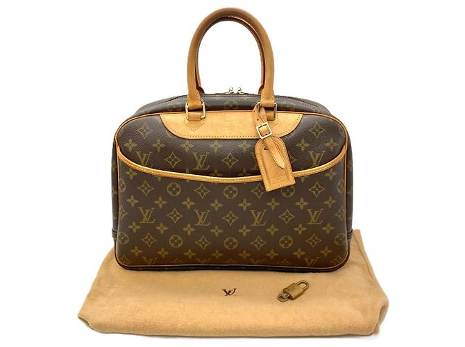 Borsa Louis Vuitton Deauville Marrone - vista 13