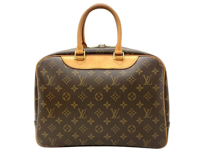 Borsa Louis Vuitton Deauville Marrone - vista 3