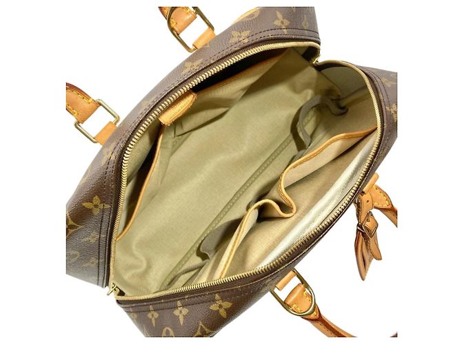 Borsa Louis Vuitton Deauville Marrone - vista 5