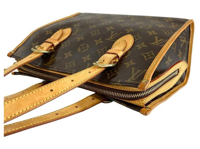 Borsa Tote Louis Vuitton Popincourt Au Marrone - vista 3