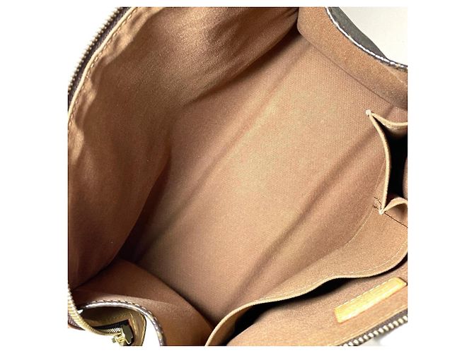 Borsa Tote Louis Vuitton Popincourt Au Marrone - vista 5